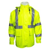 Fluorescent Yellow Arc H2O FR Rain Jacket